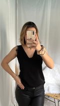 Top dentelle I Noir