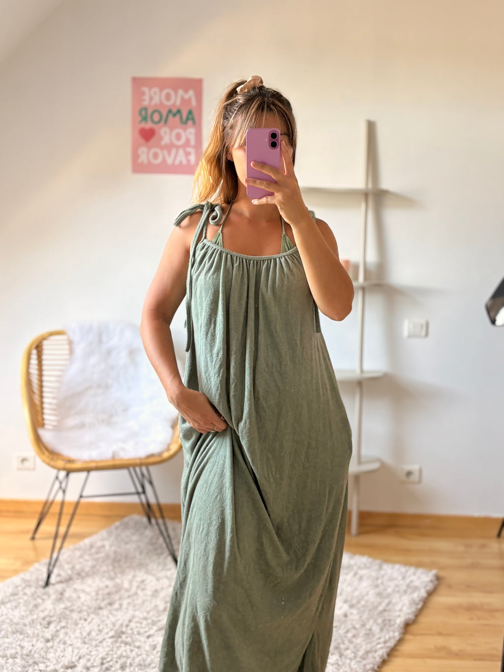 Robe Liora I Sauge