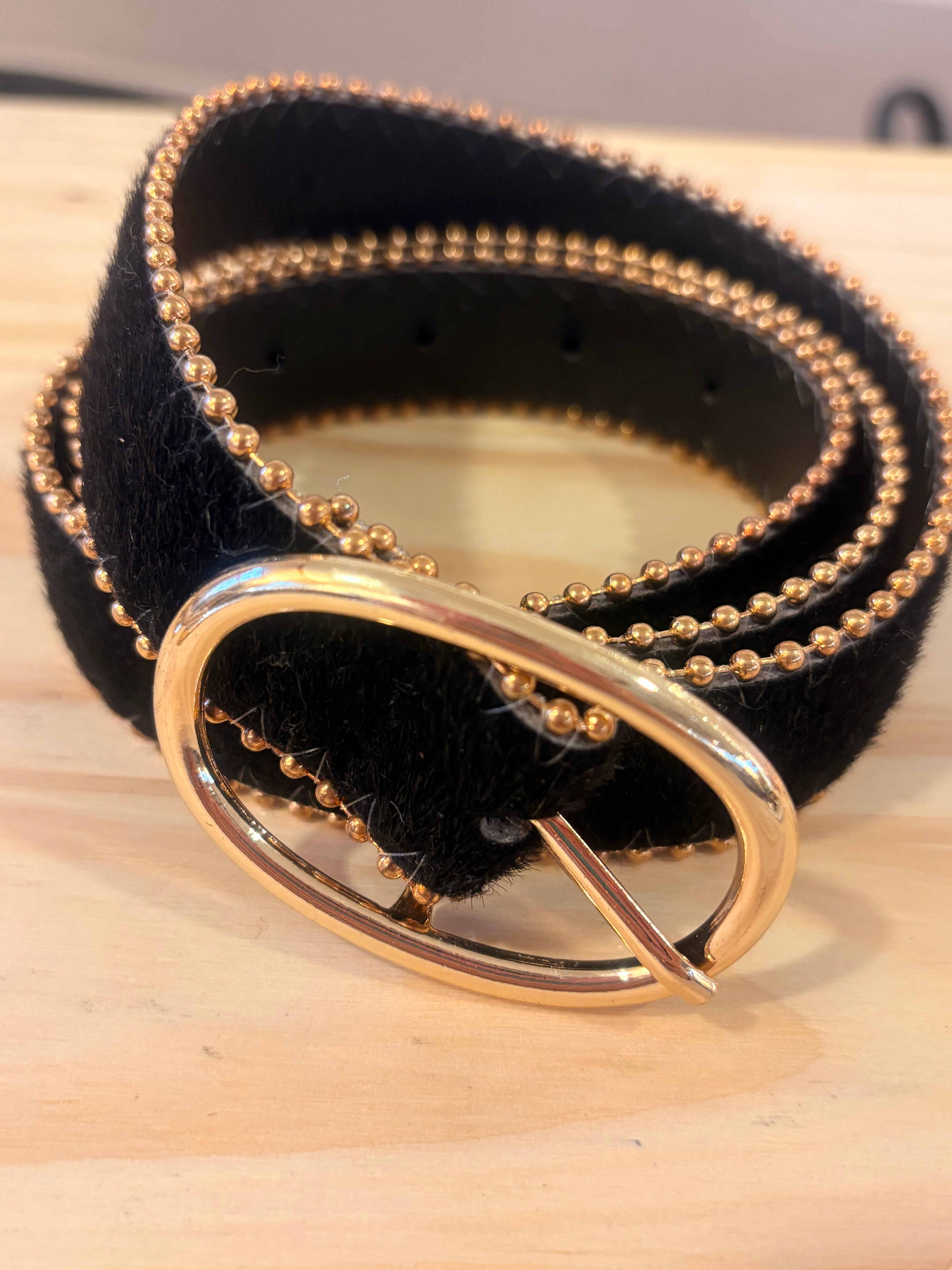 Ceinture I noir perle