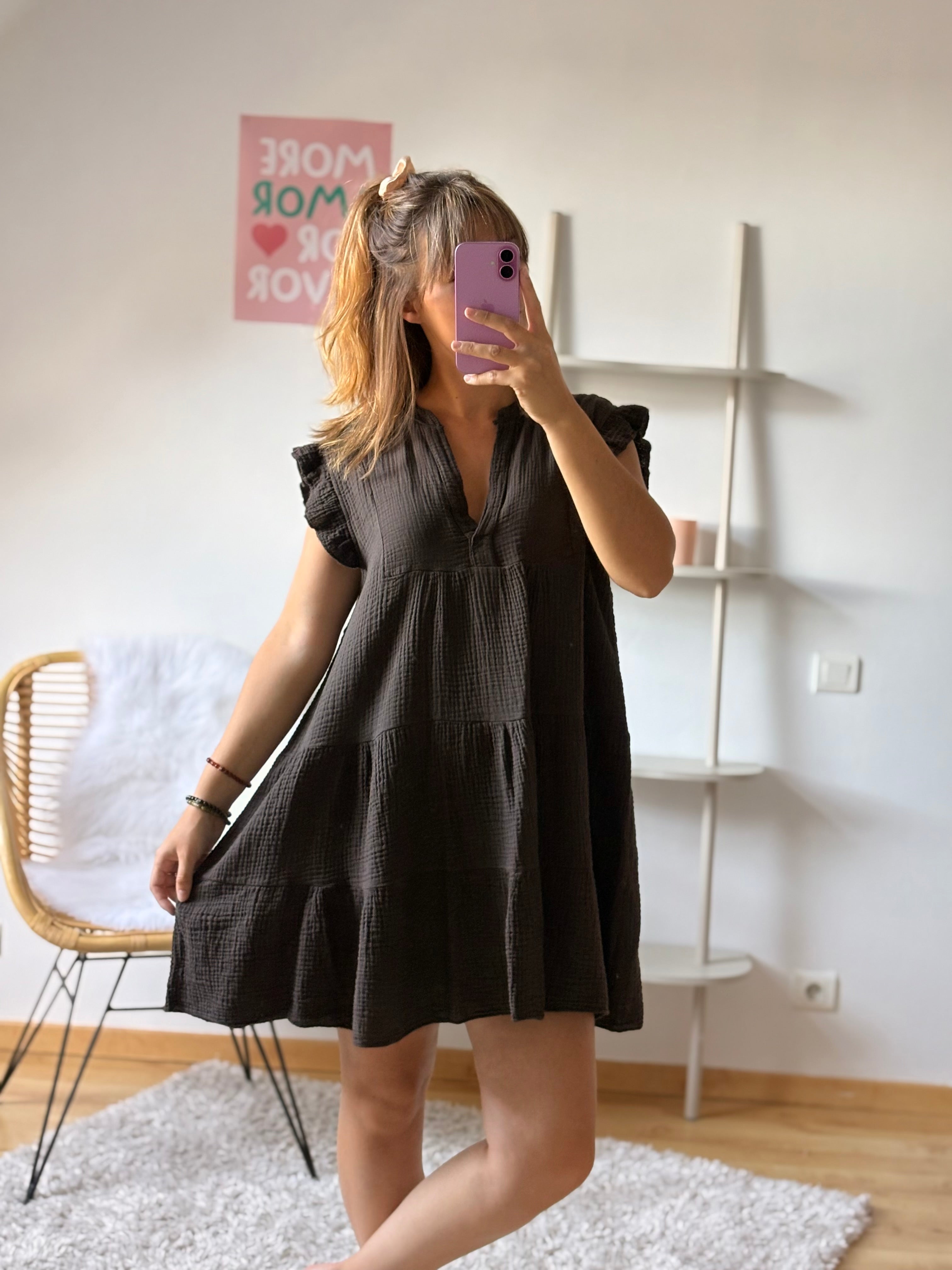 Robe Althéa I Chocolat
