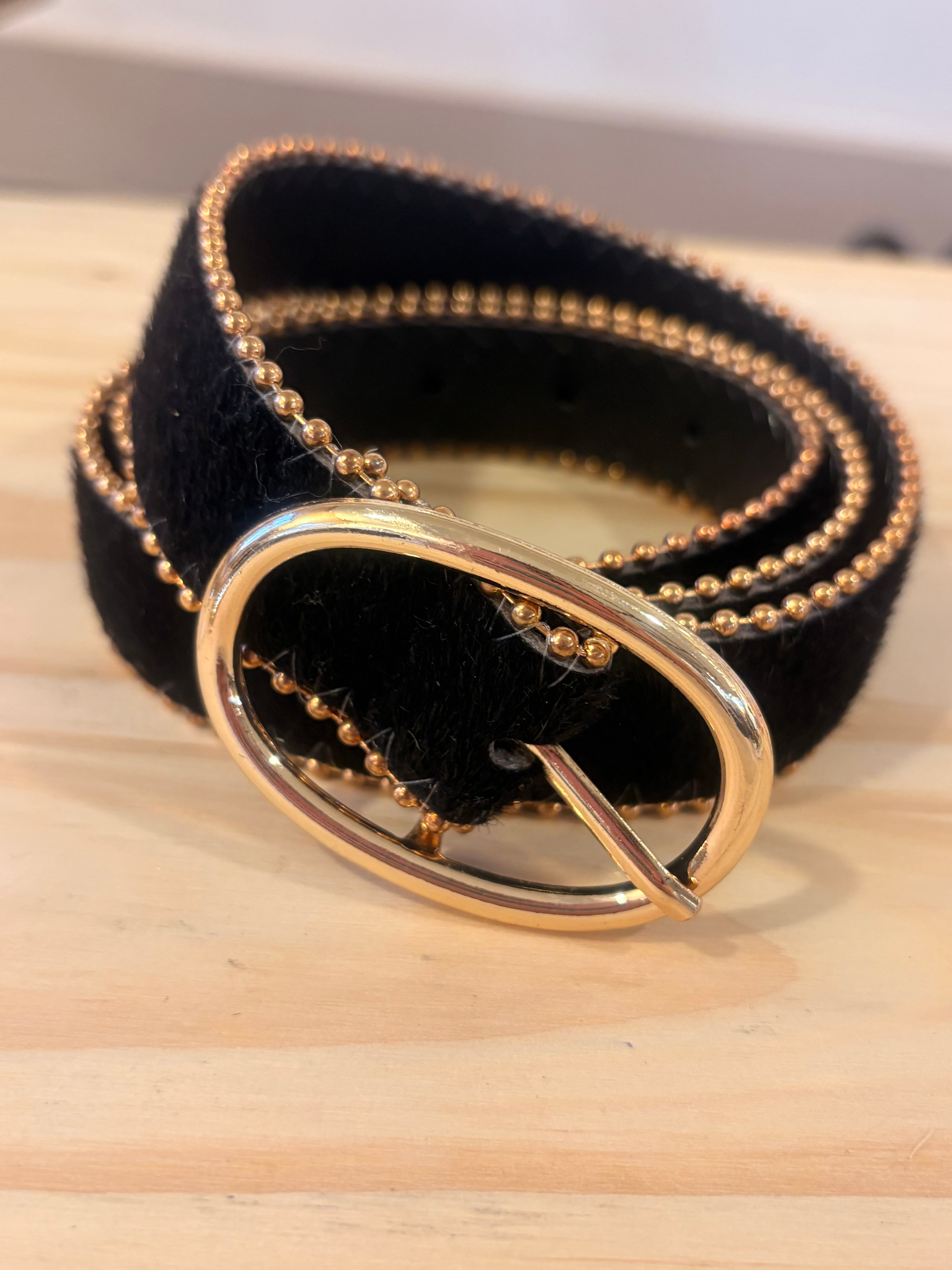 Ceinture I noir perle