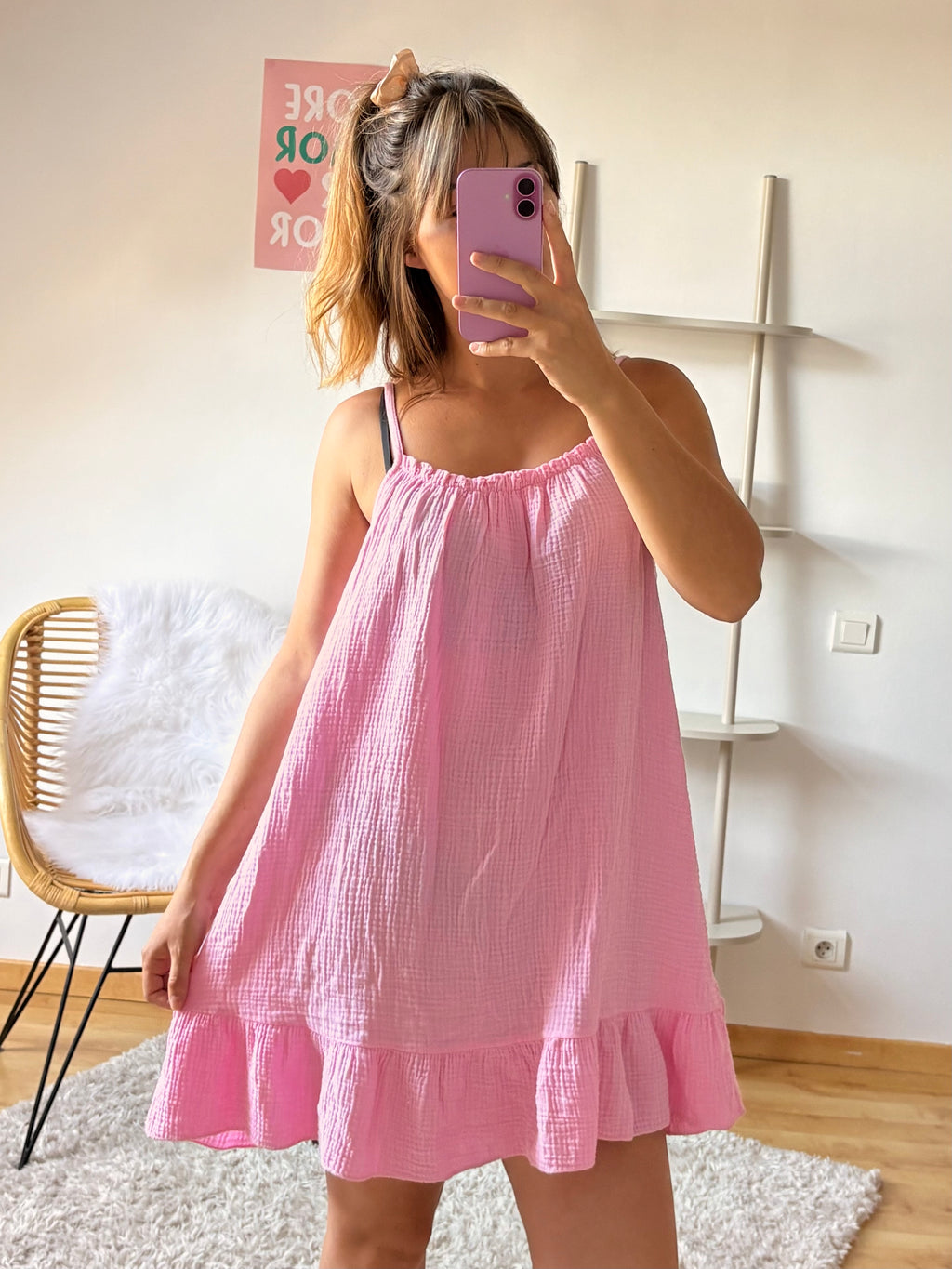 Robe Louna I Rose