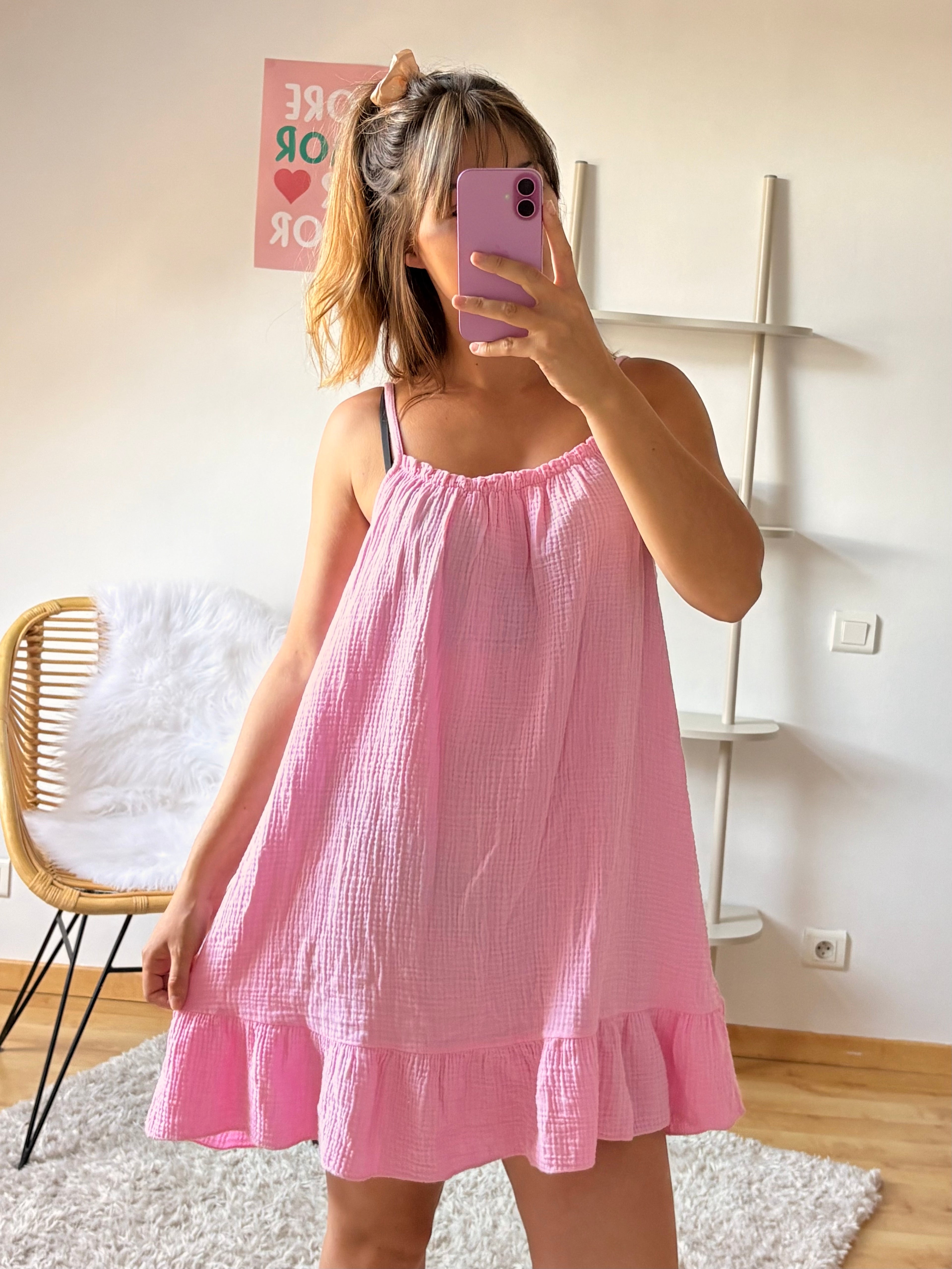 Robe Louna I Rose