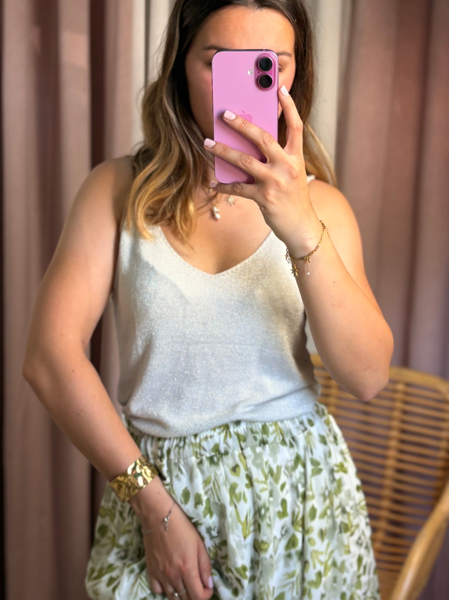 top à paillette