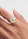 Bague médaillon I anti-stress