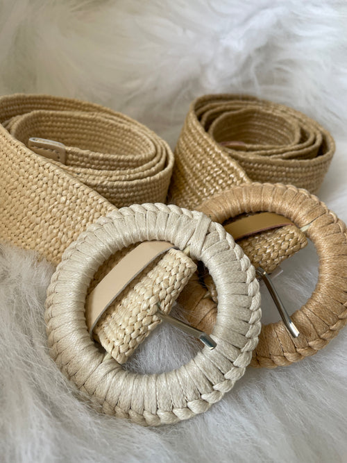 Ceinture paille