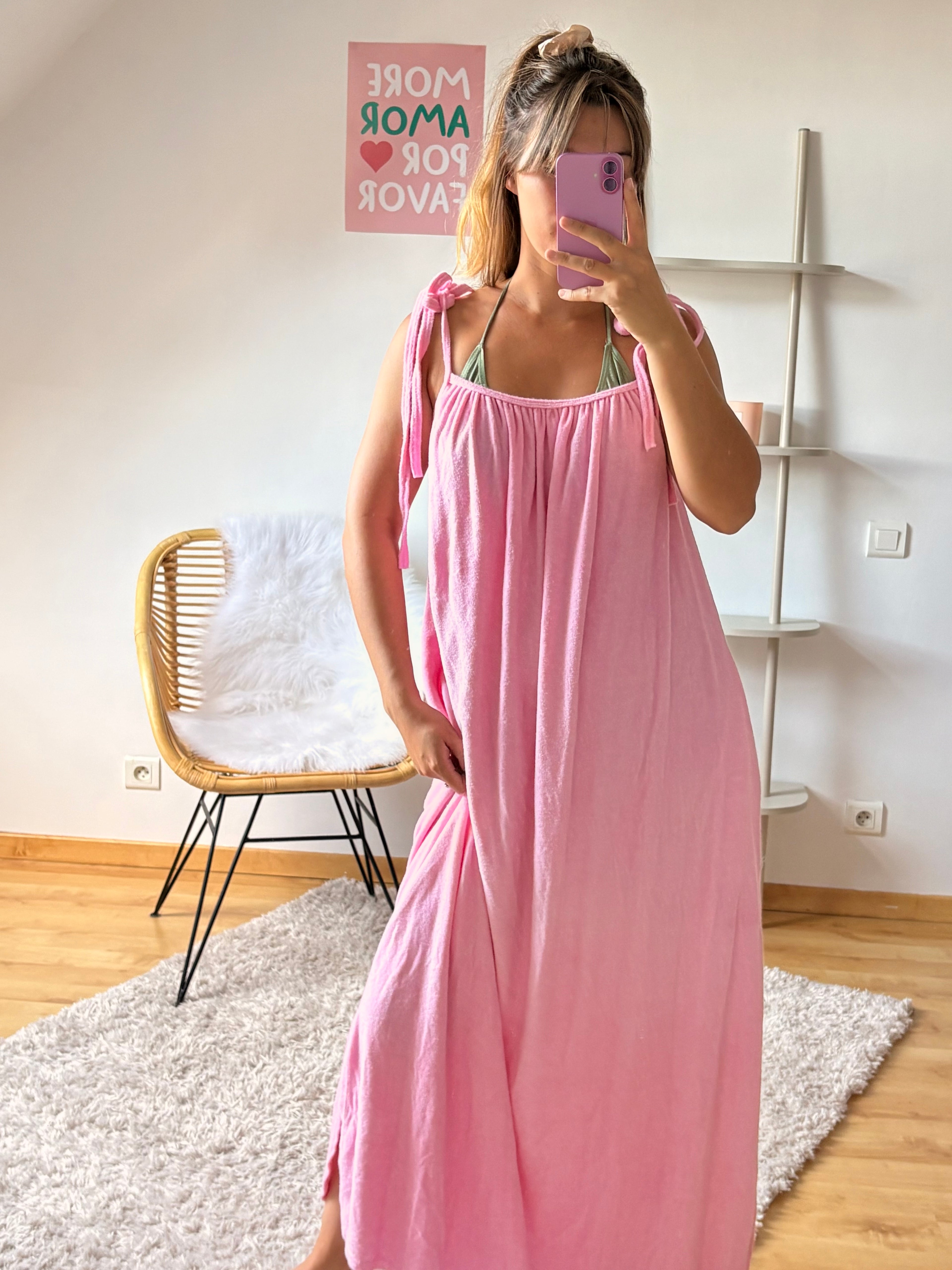 Robe Liora I Rose