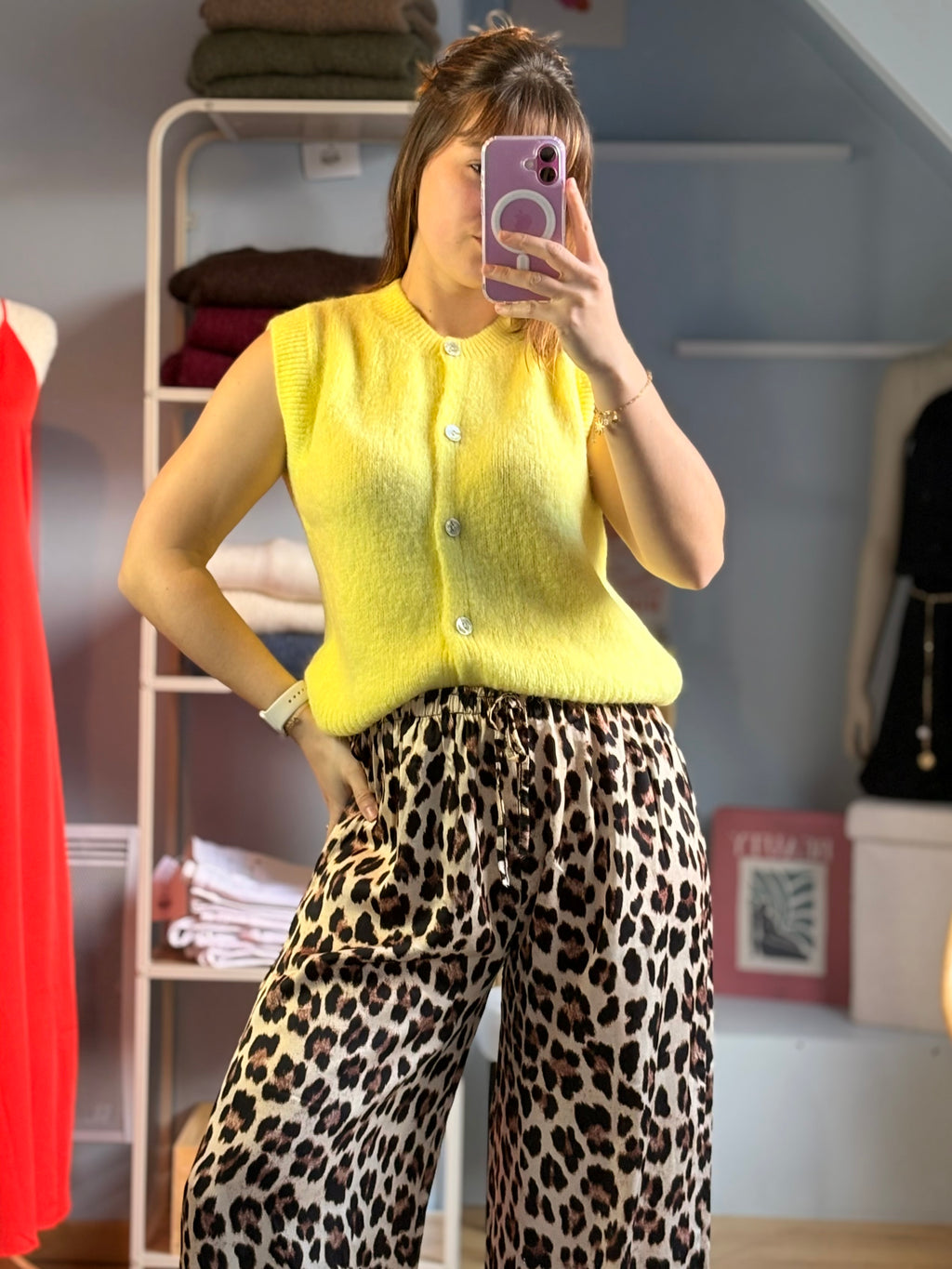 Gilet Sofia I jaune