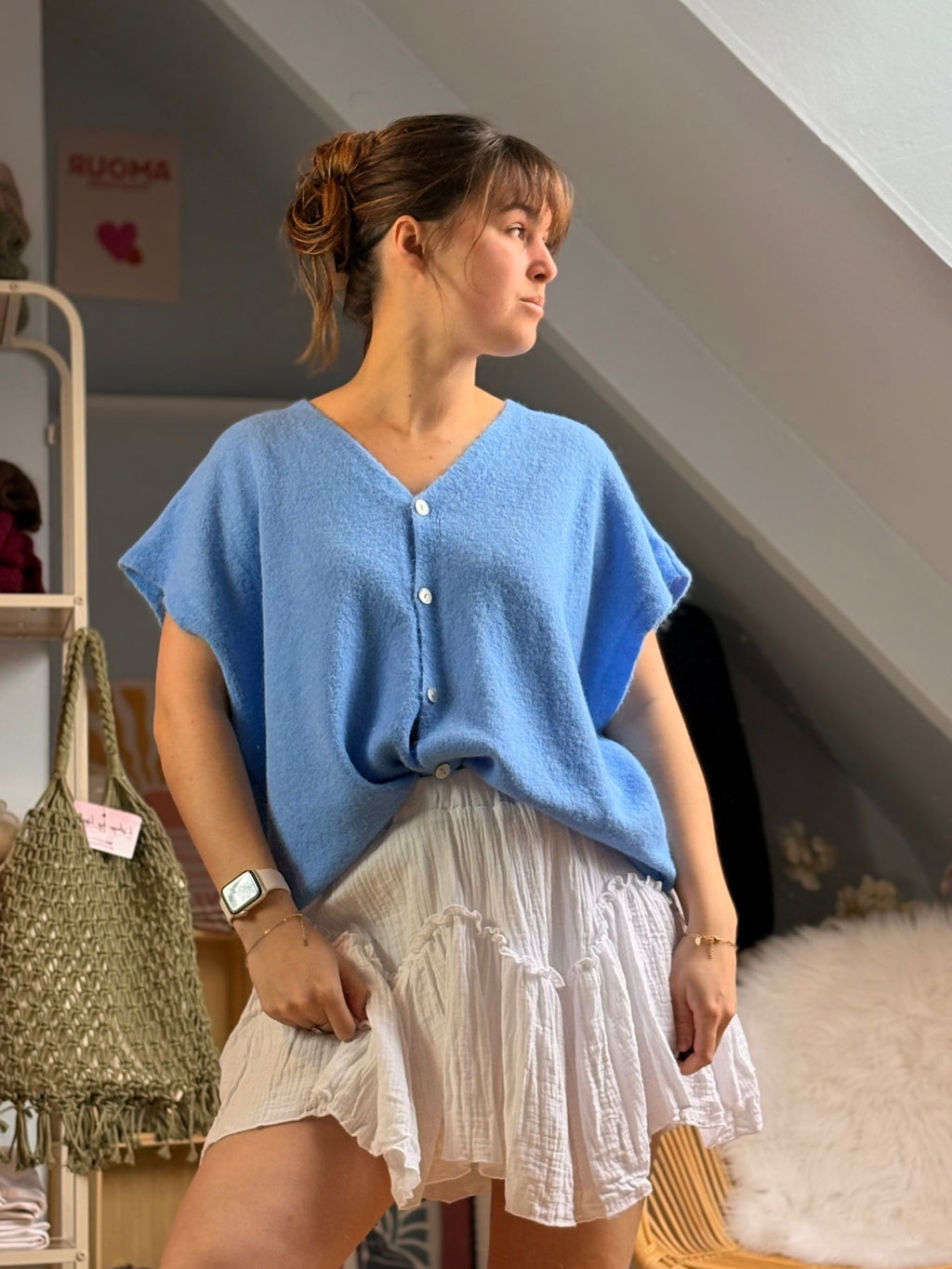 Gilet Zoé I bleu