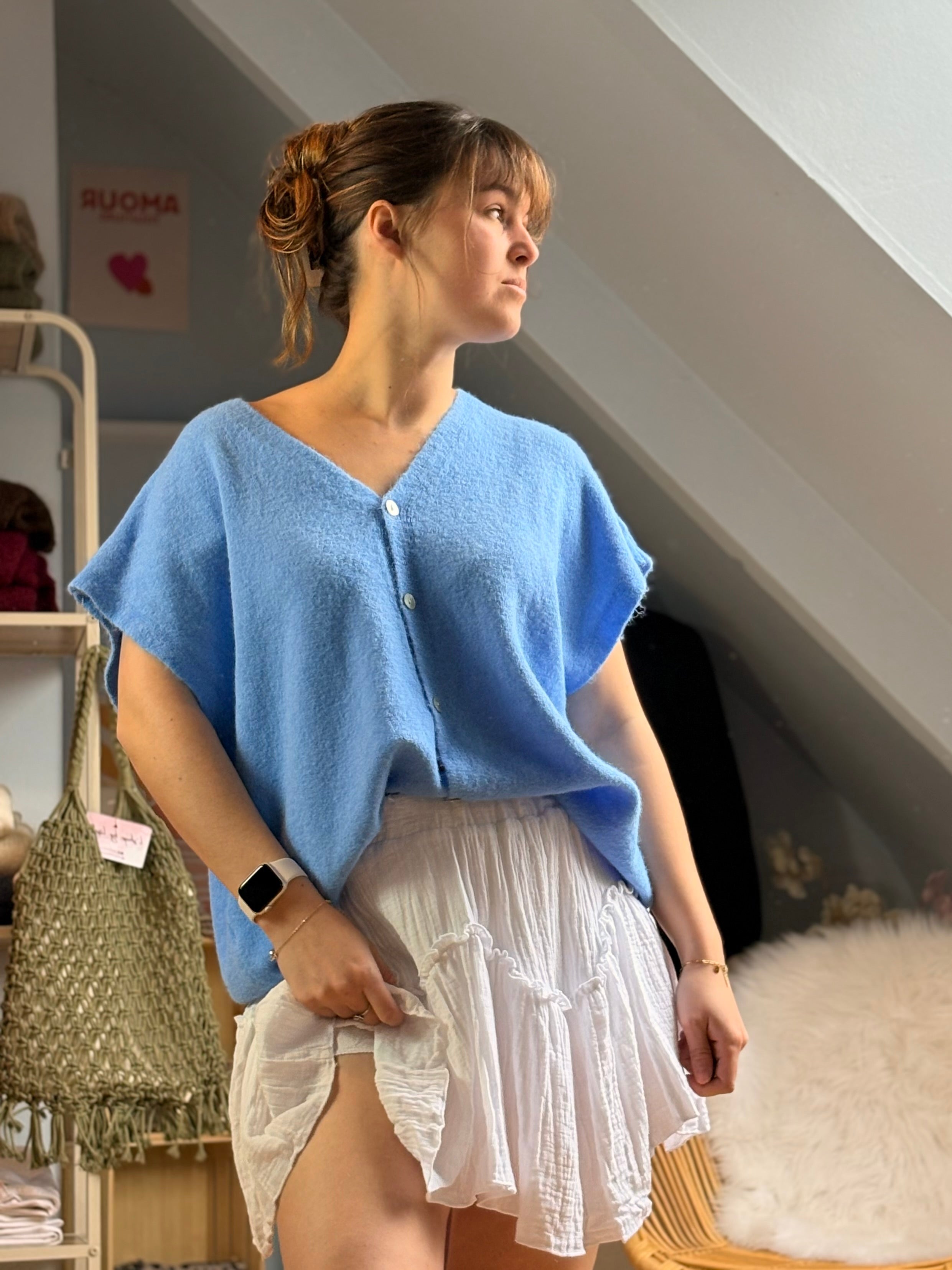 Gilet Zoé I bleu
