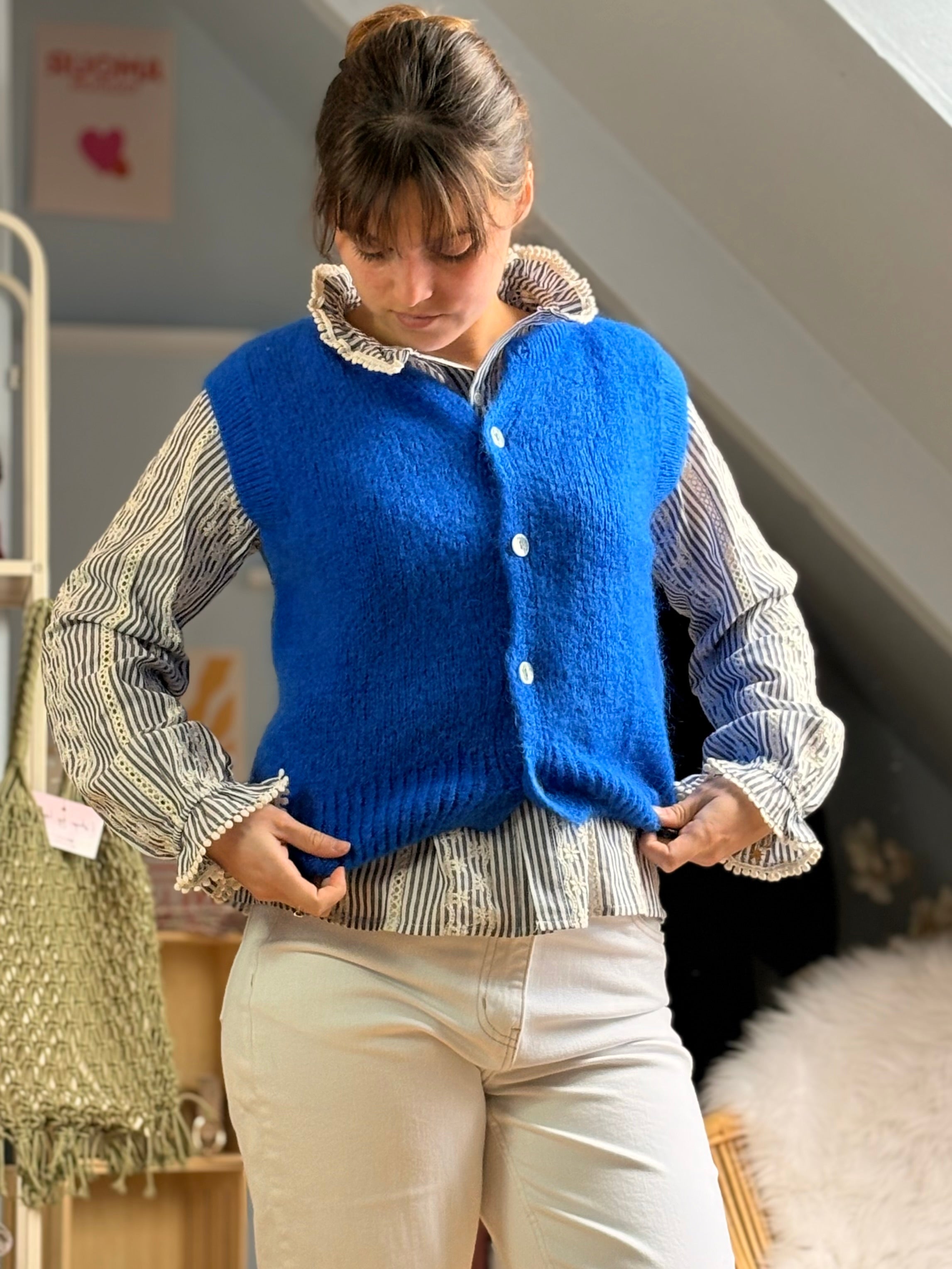 Gilet Sofia I bleu roi