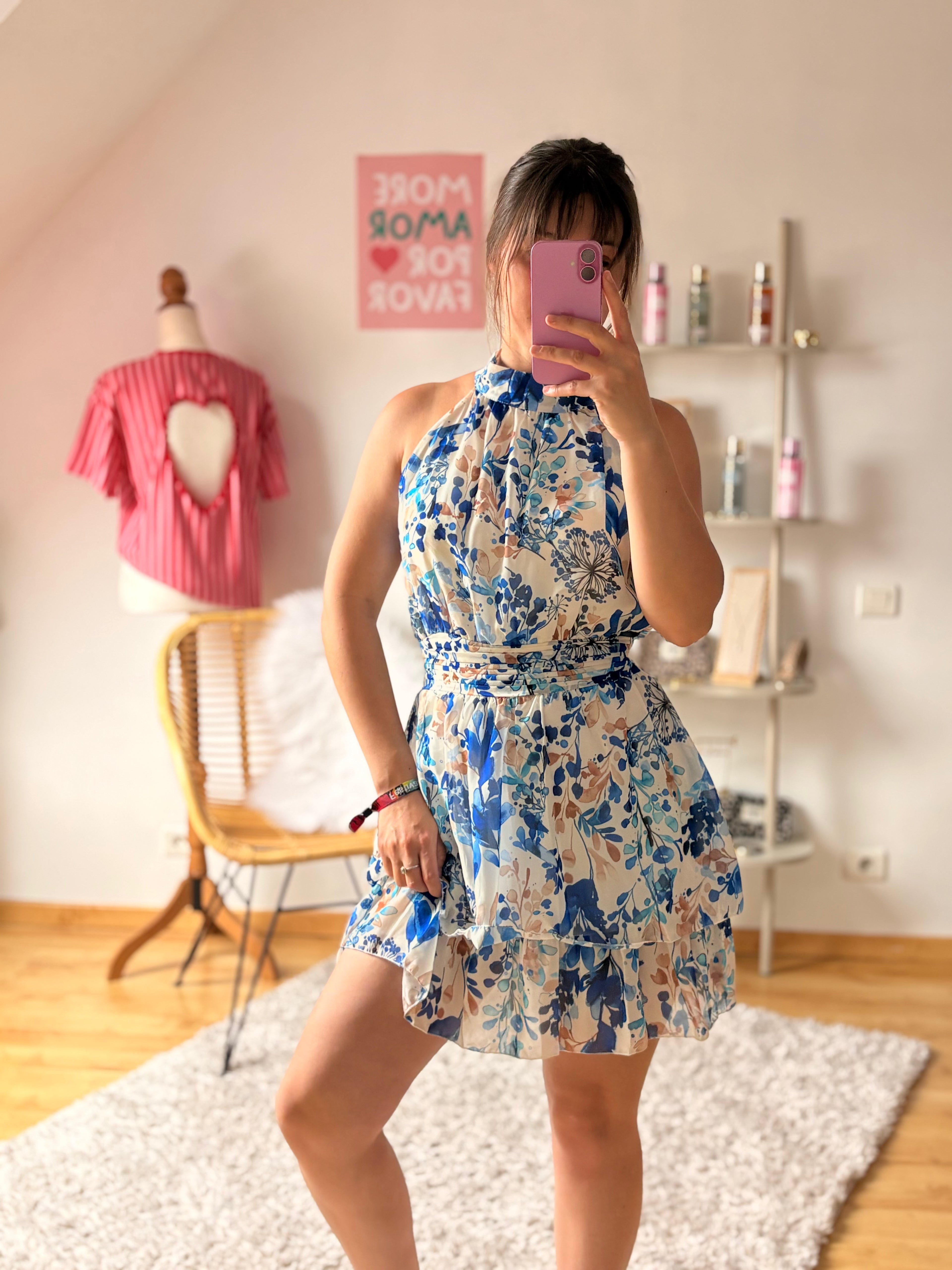 Robe Azur I Bleu
