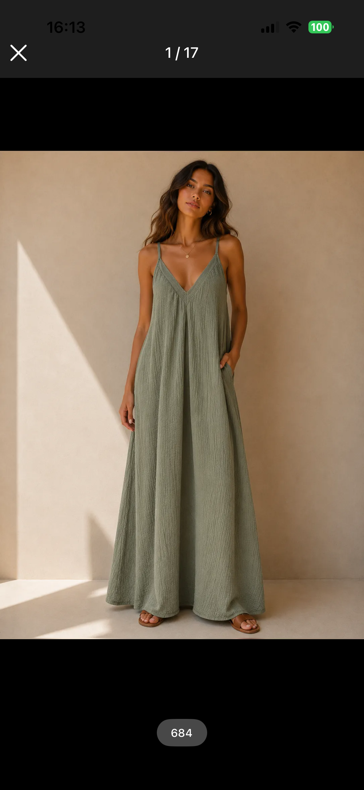 Robe Alizée I Terracota