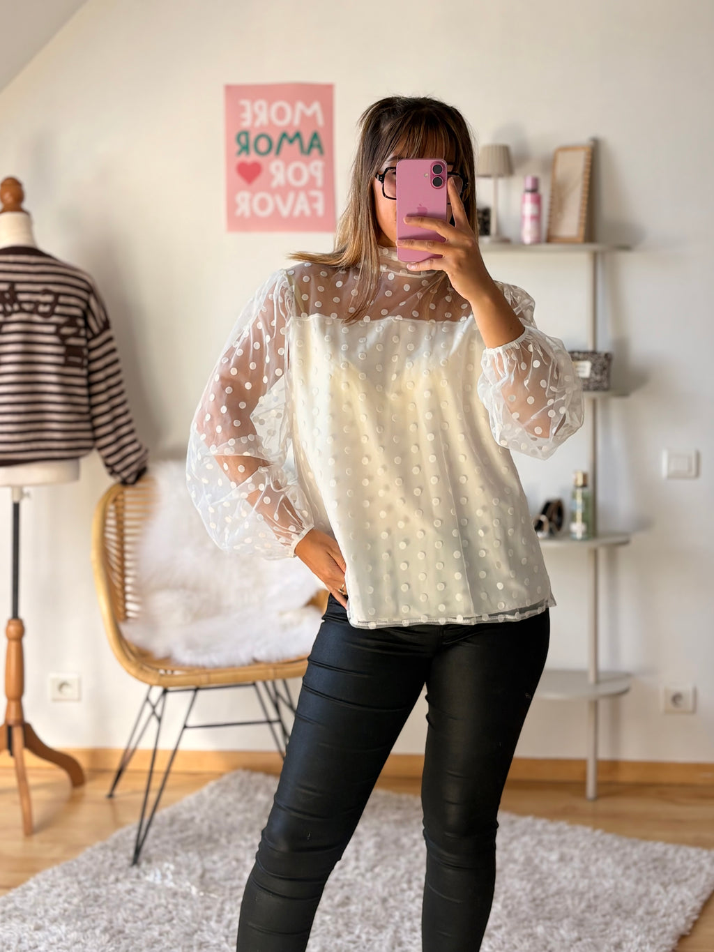 Blouse Chloé I Blanche