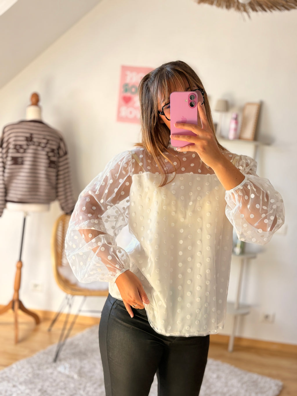 Blouse Chloé I Blanche