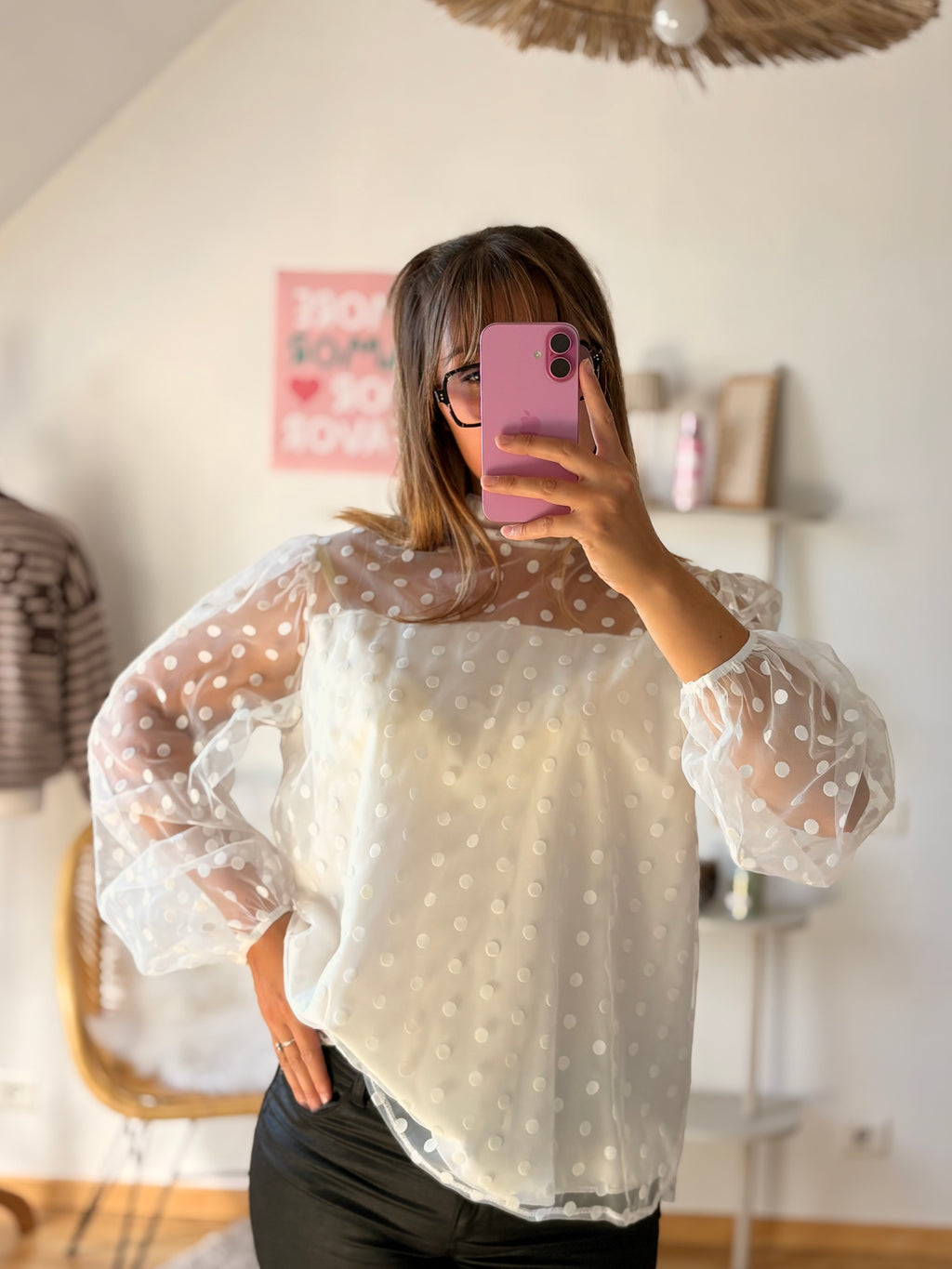Blouse Chloé I Blanche