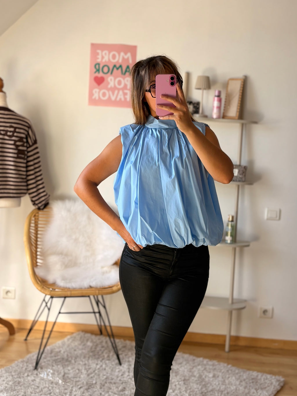 Blouse Cassie I Bleu