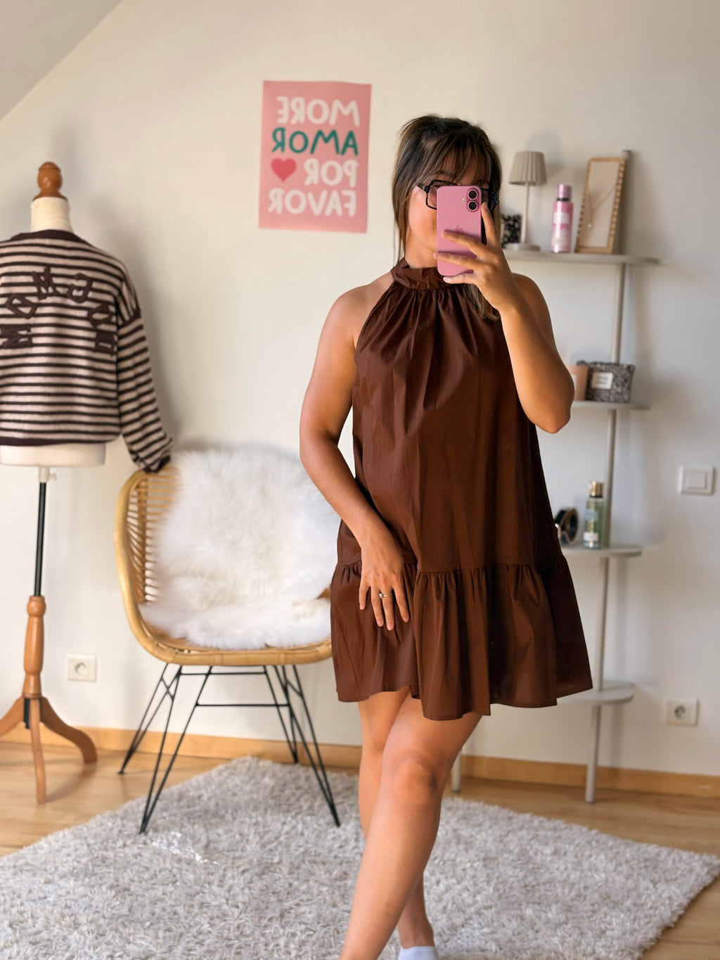 Robe Garance | Chocolat