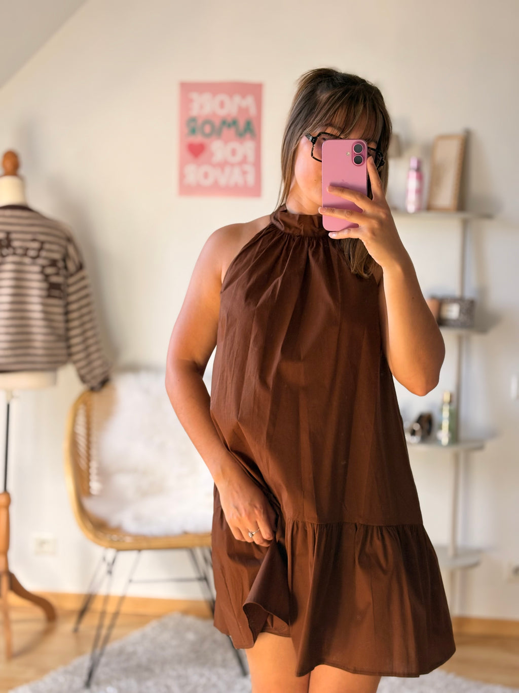 Robe Garance | Chocolat