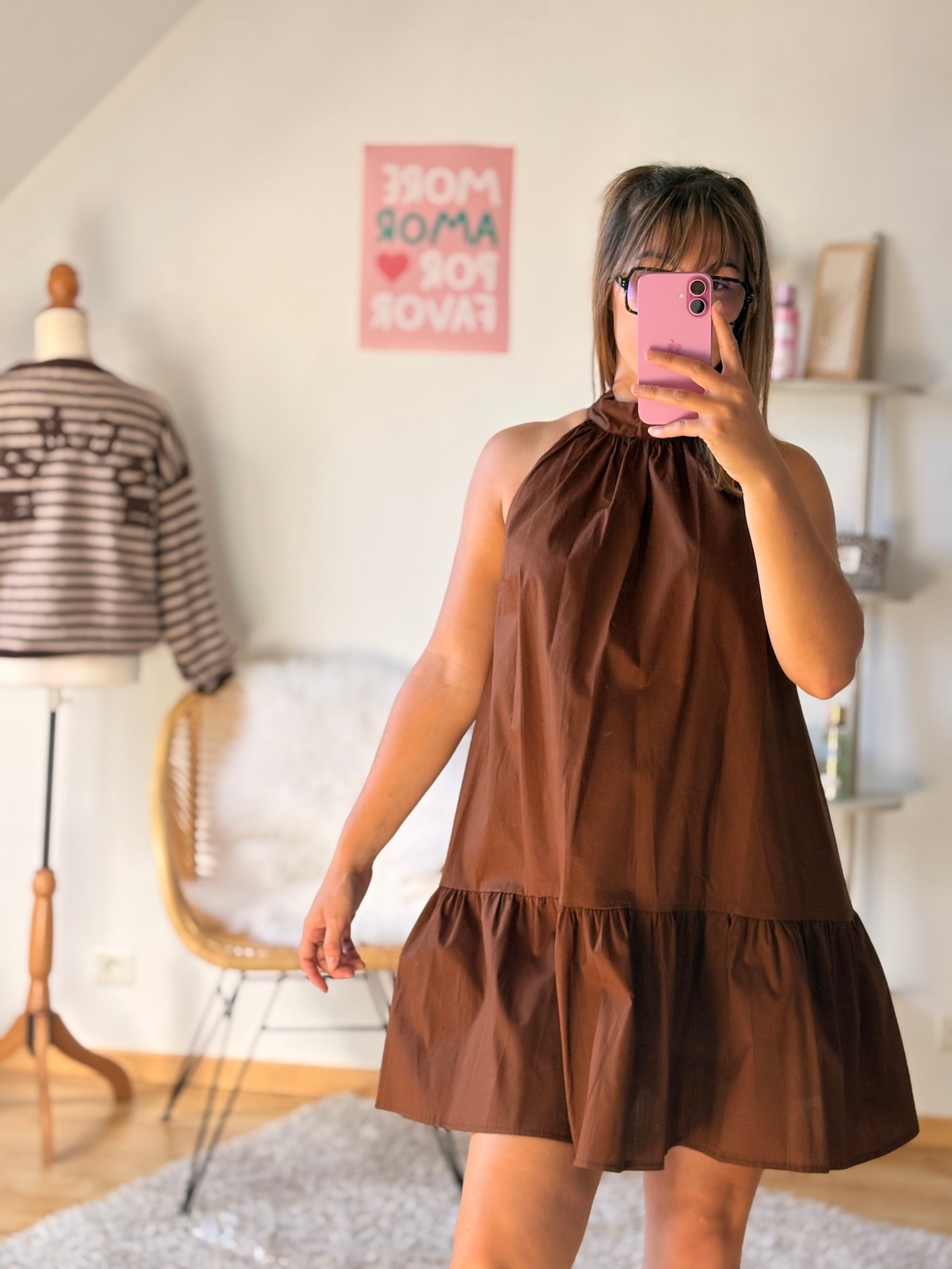 Robe Garance | Chocolat