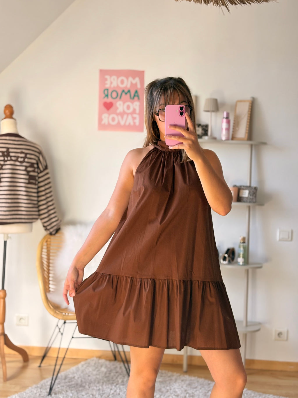 Robe Garance | Chocolat