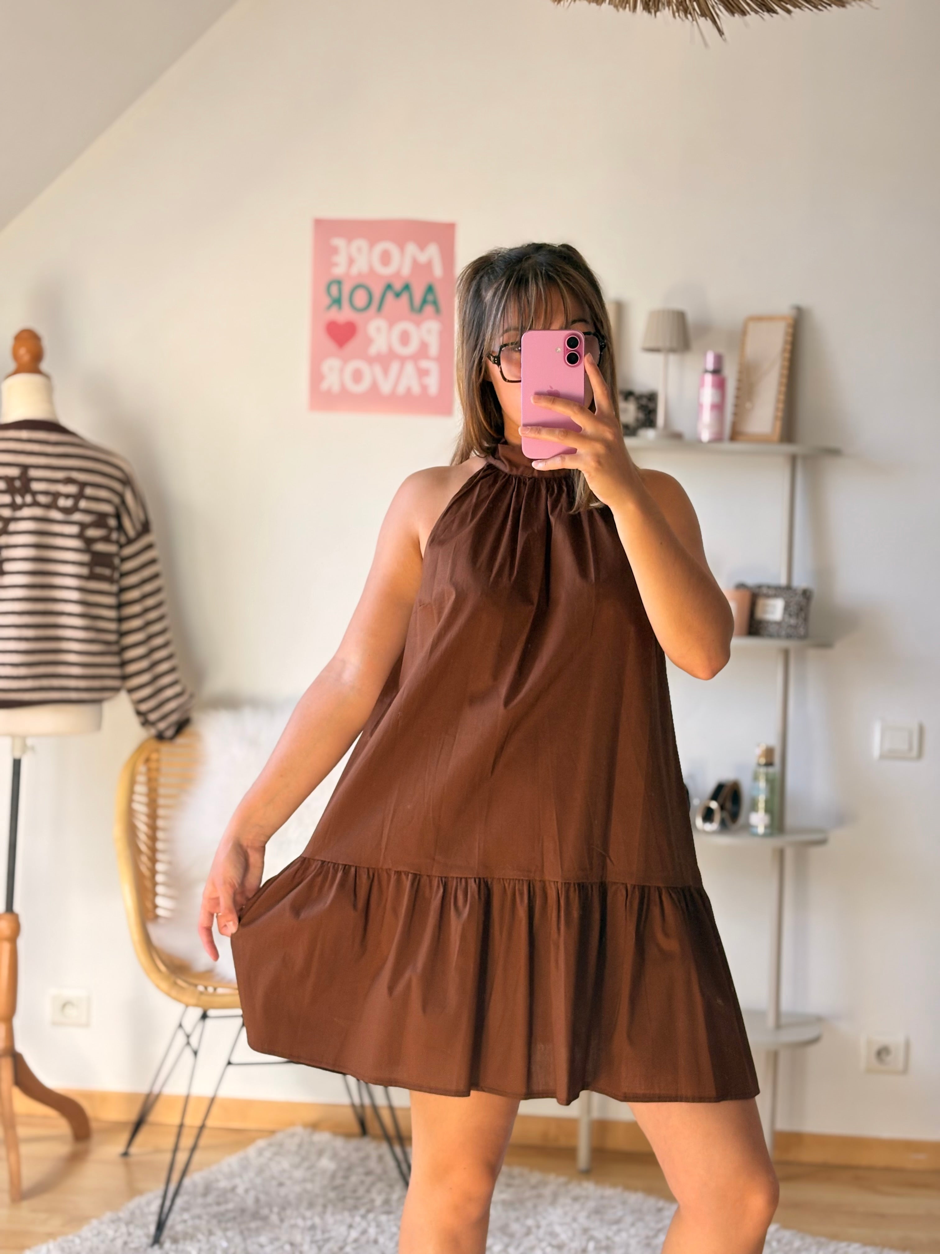 Robe Garance | Chocolat