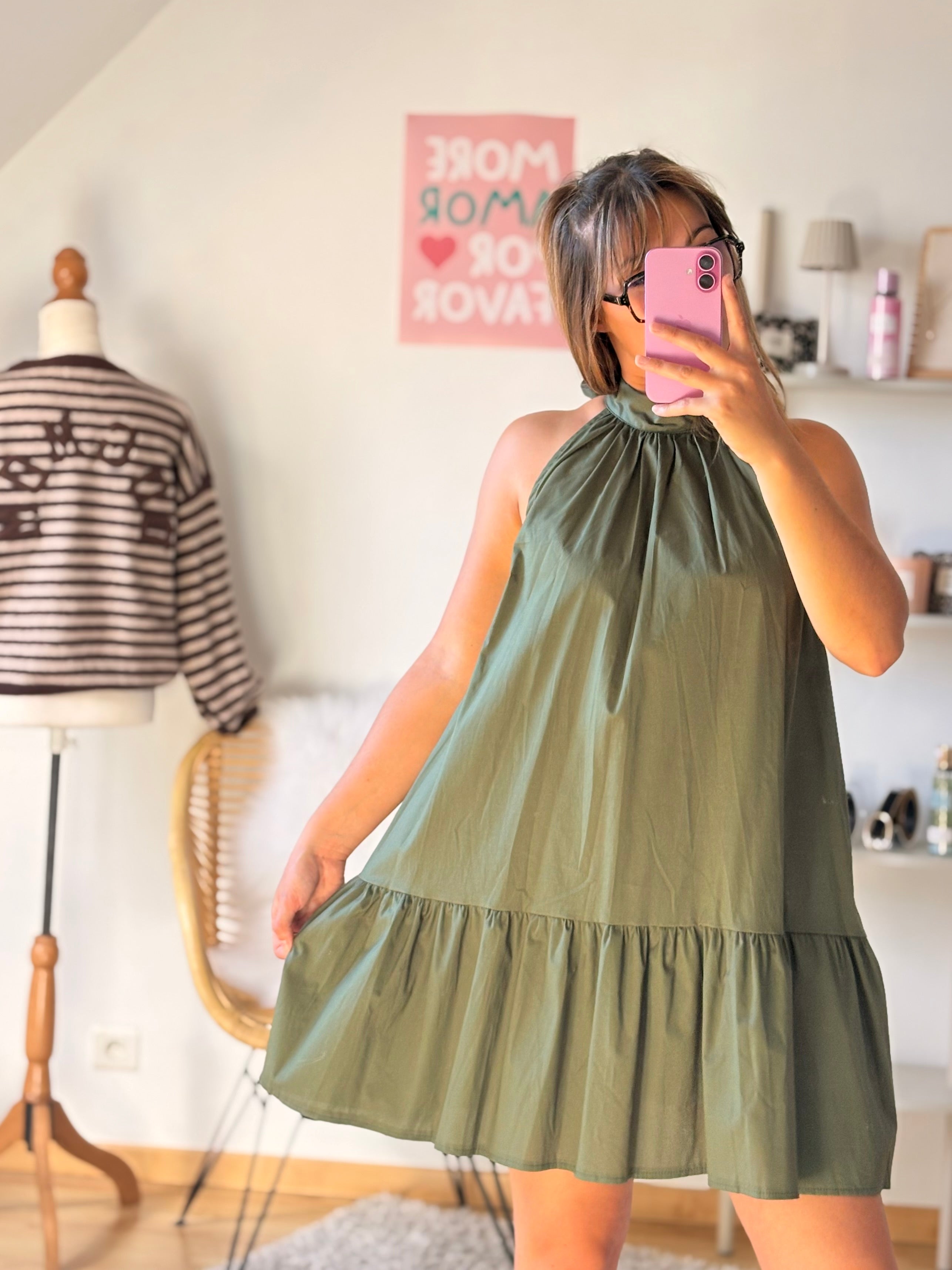 Robe Garance | Kaki