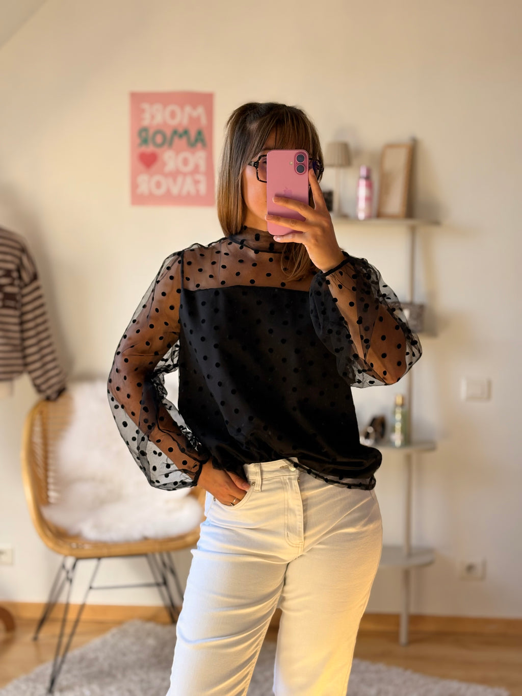 Blouse Chloé I Noir