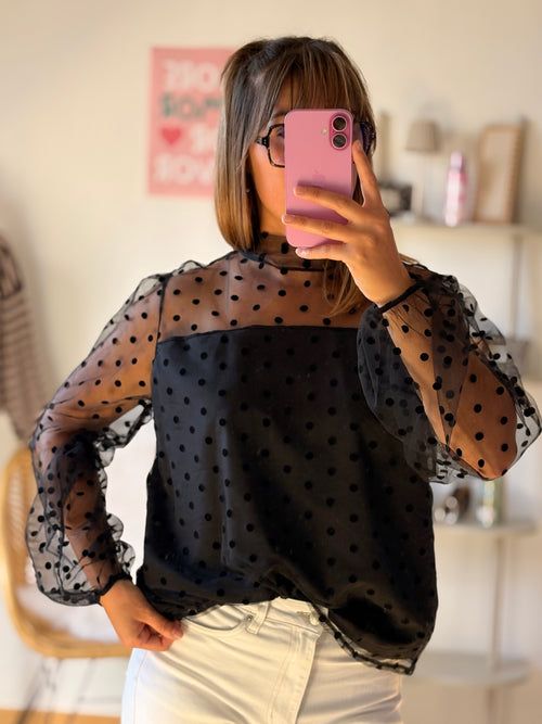 Blouse Chloé I Noir