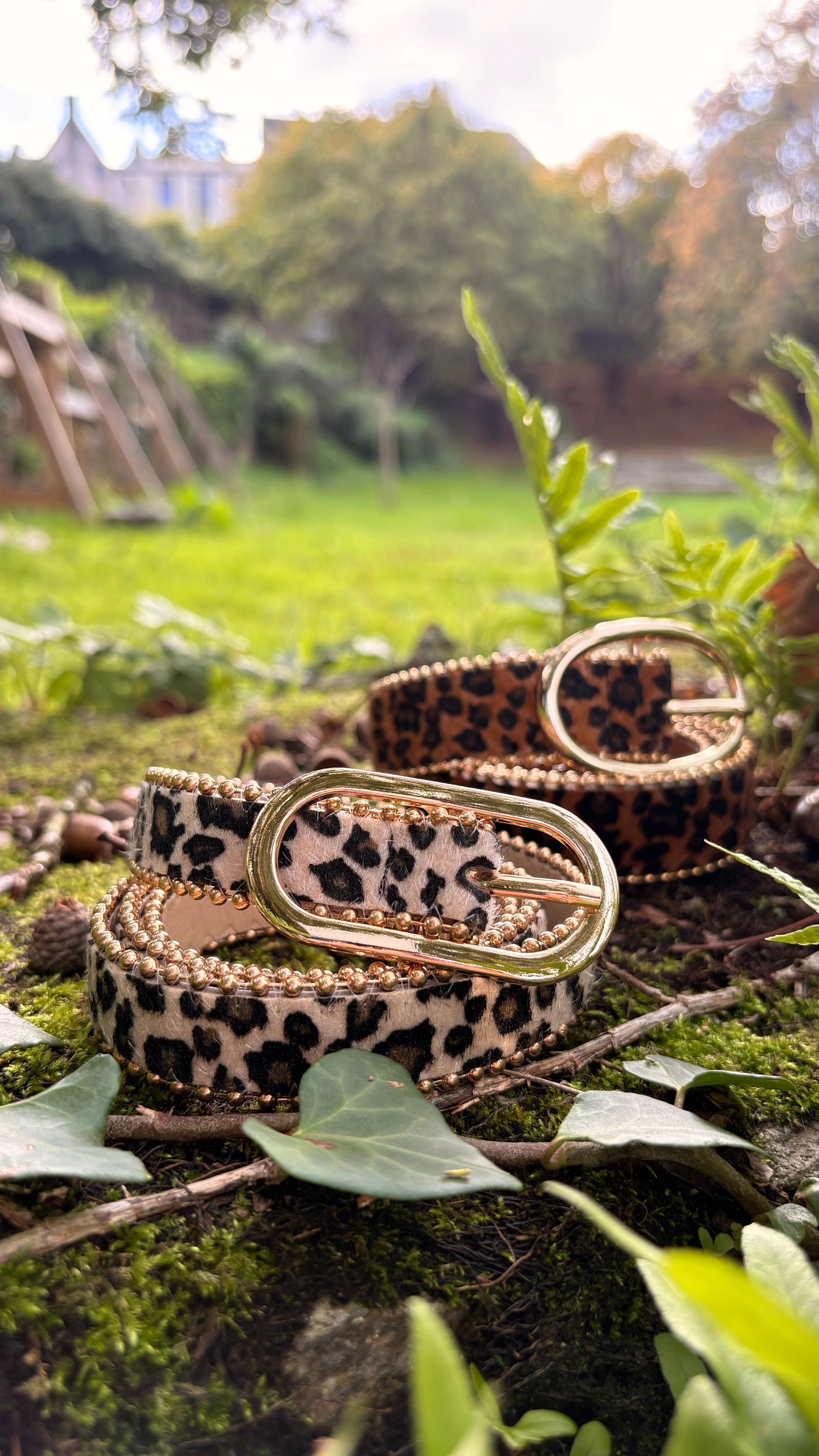 Ceinture I Léopard large